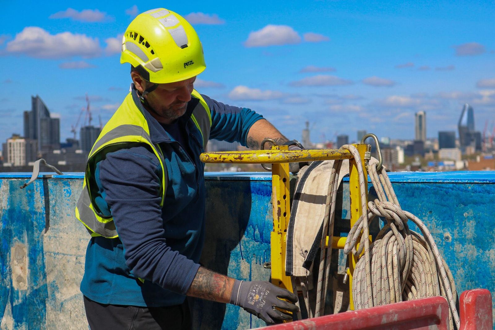 Commercial roofing project